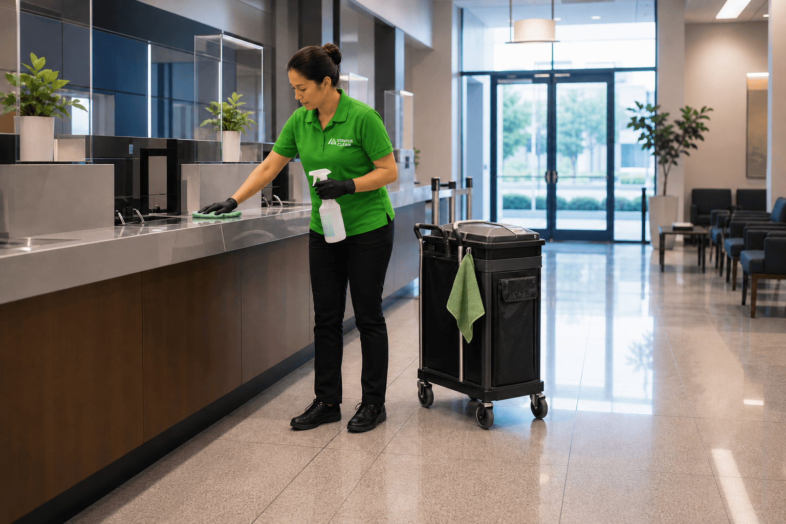 Bank Cleaning for Secure, Spotless, Customer-Ready Branches