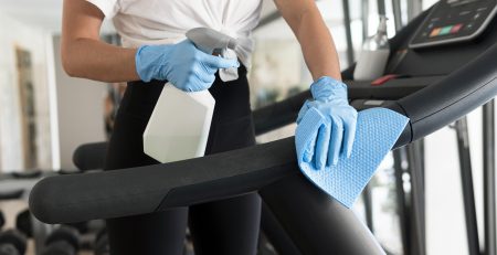 How to clean workout equipment