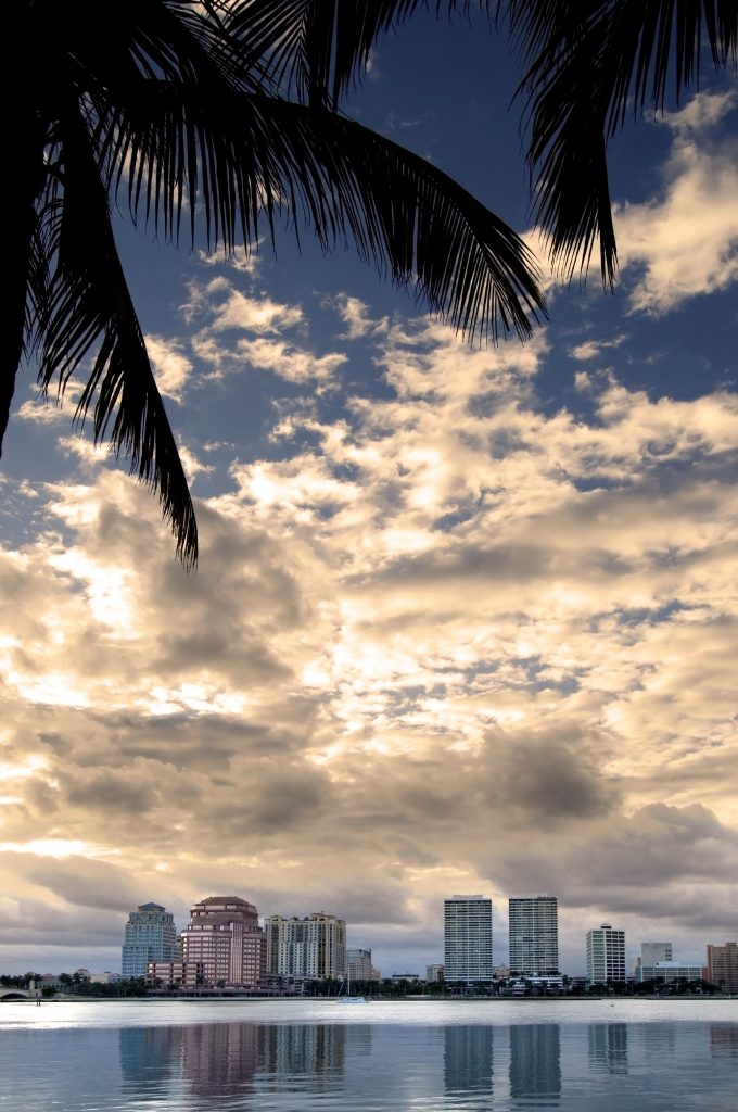 Downtown West Palm Beach Florida